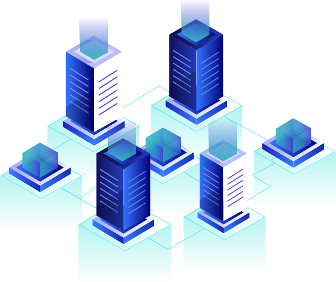 Connected hosting and server infrastructure