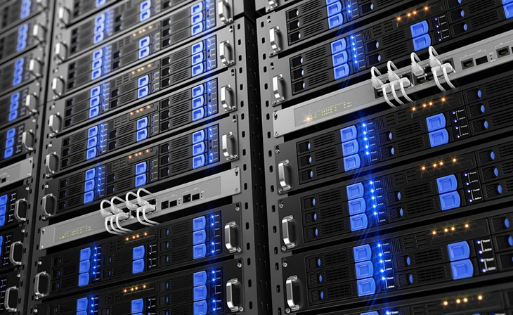 Server equipment inside a data centre